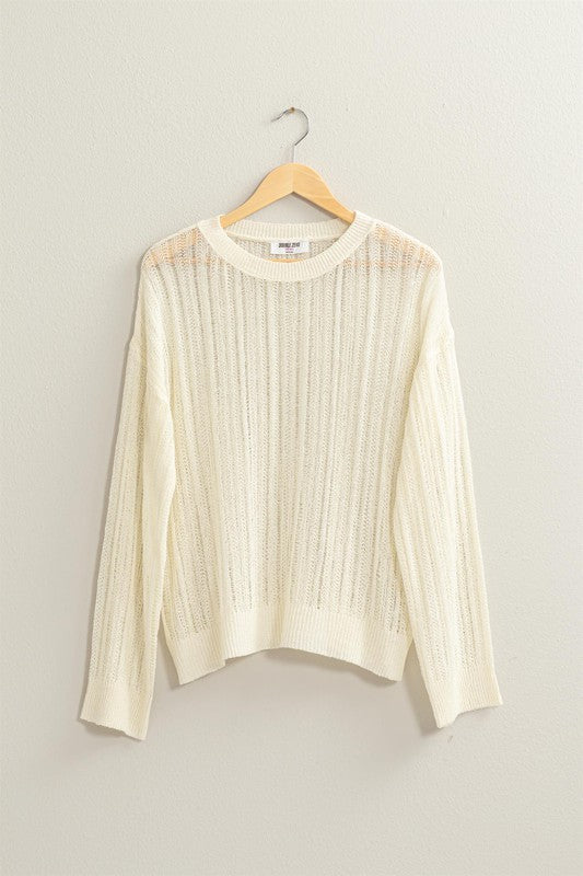 Shine Through Sweater