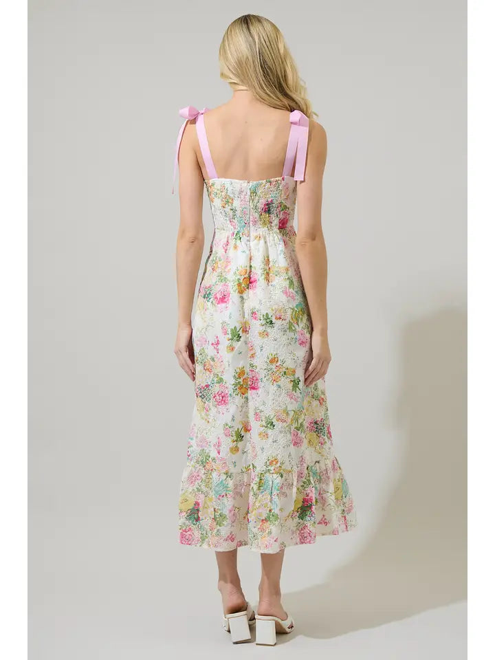 Sommerset Floral Villa Eyelet Midi Dress