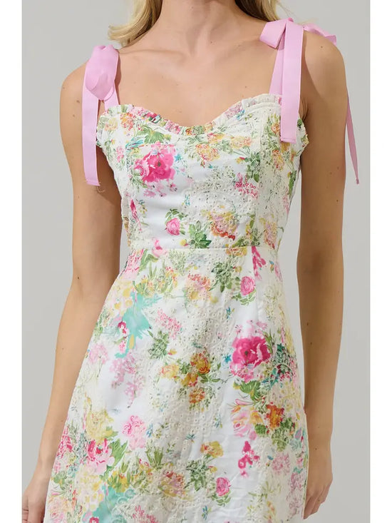Sommerset Floral Villa Eyelet Midi Dress