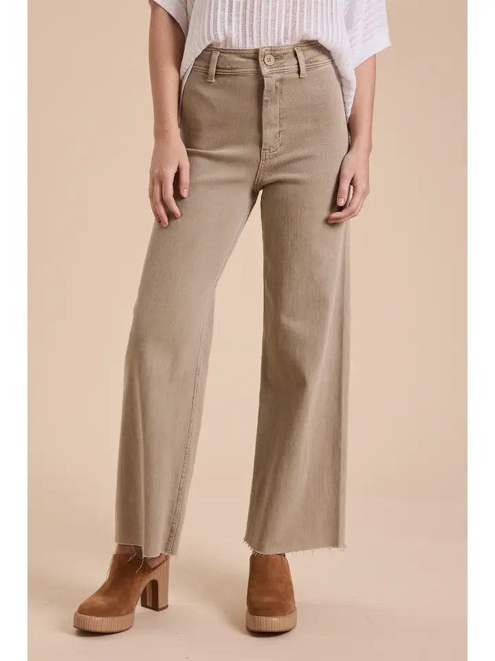 Straight Wide Leg Pant