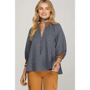 Dottie Zip Up Top