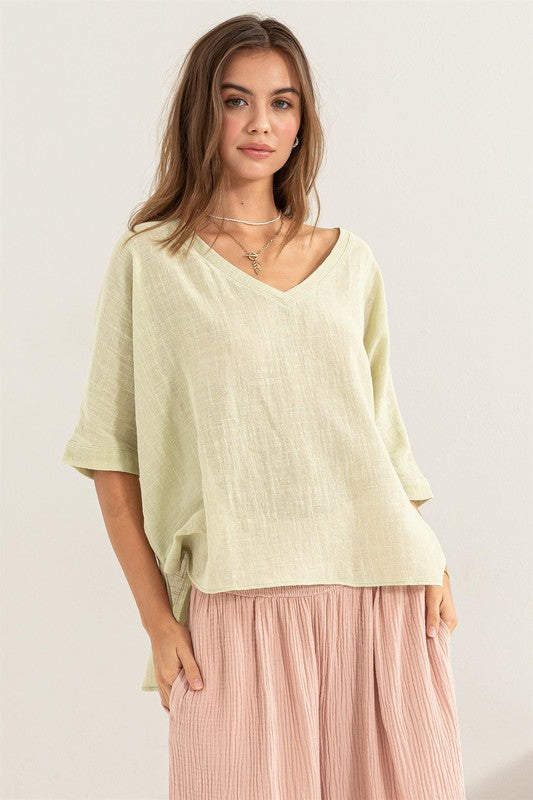 Style Game Oversized Top