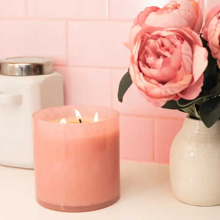 Sweet Grace Collection Candle #73 | Pink Decorative Candle