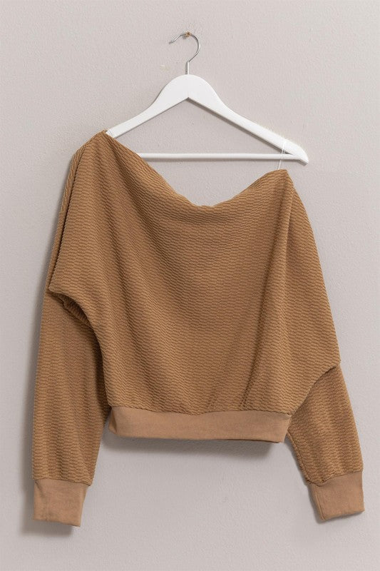 Textured Knit Top