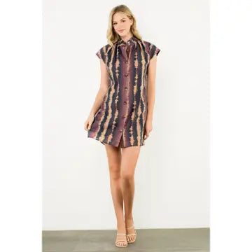 Tie Dye Mini Dress
