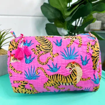 Quilted Makeup Bag