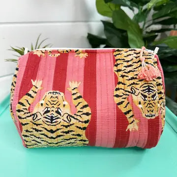 Quilted Makeup Bag