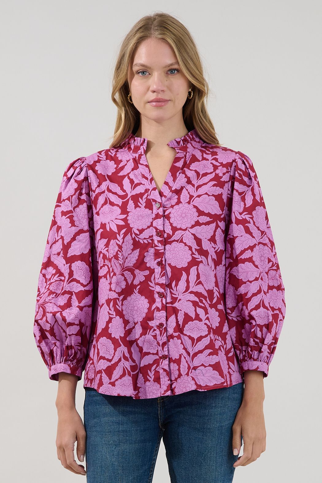 Yunice Button Up Top