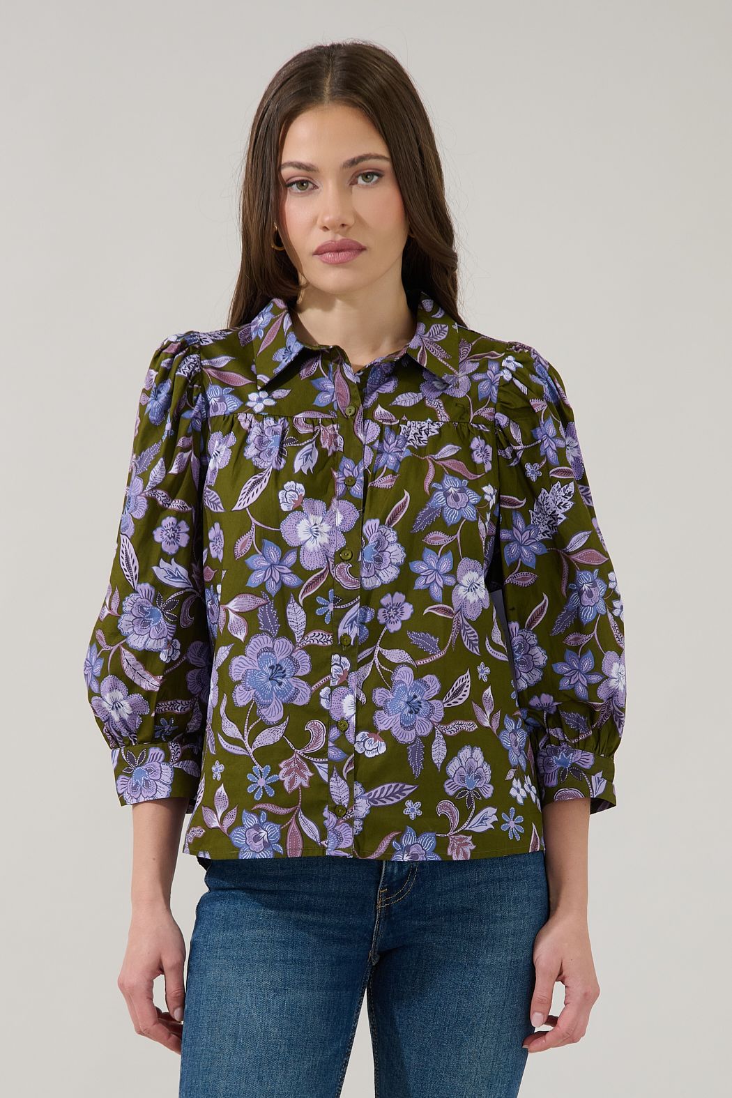 Fae Button Down Top