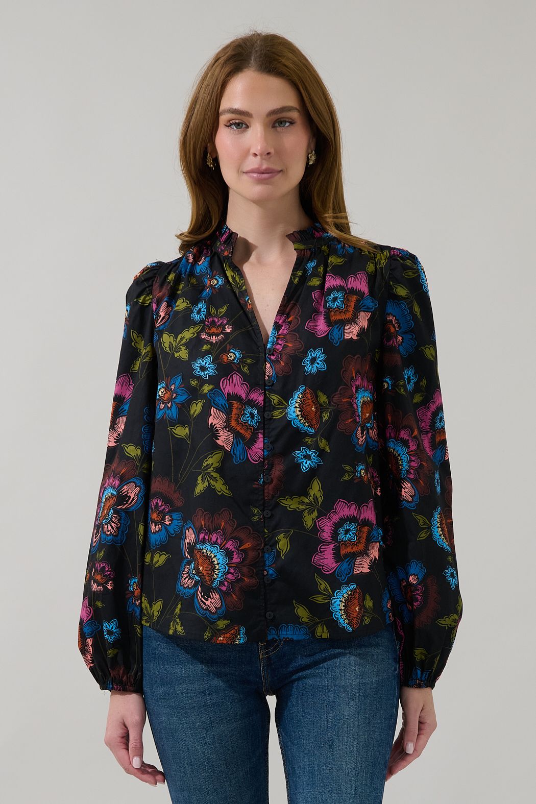Nellian Ruffle Top