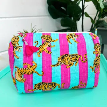 Quilted Makeup Bag