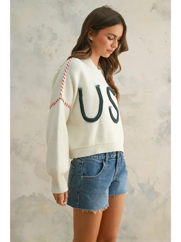 USA Rope Sweater