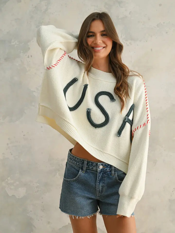 USA Rope Sweater