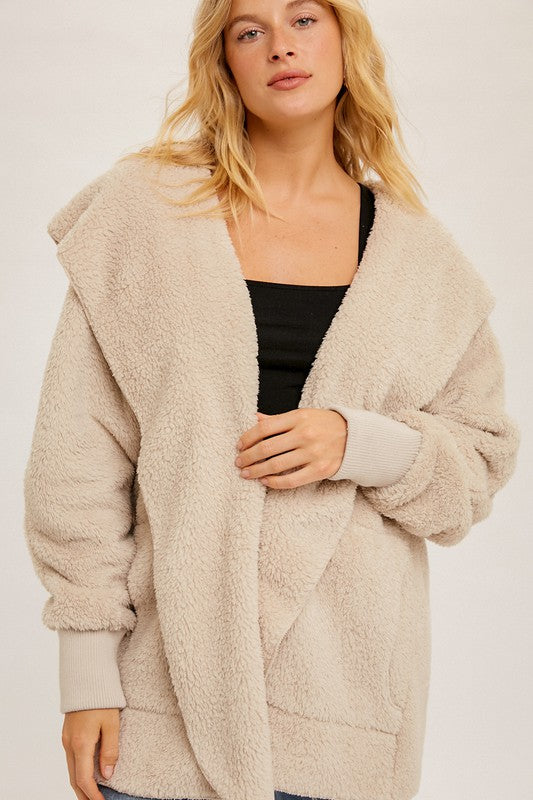 Faux Fur Plush Jacket