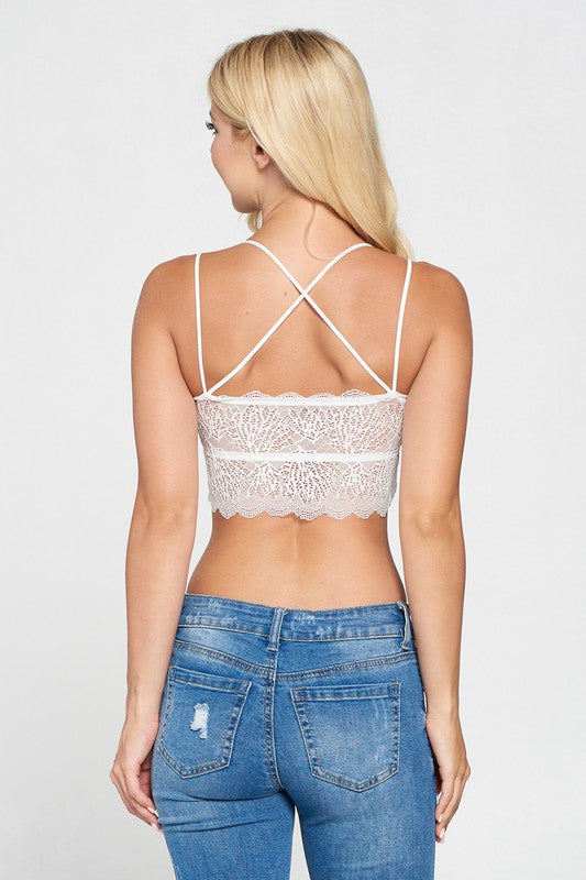 Load image into Gallery viewer, Double Strap Lace Bralette
